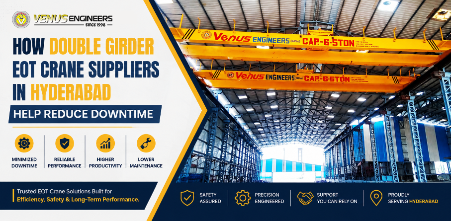 Double Girder EOT Crane Suppliers in Hyderabad