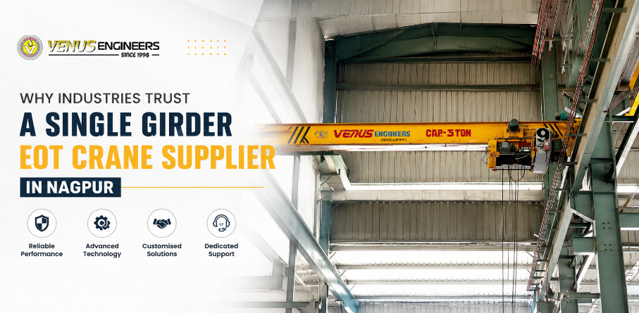 Single Girder EOT Crane Supplier in Nagpur